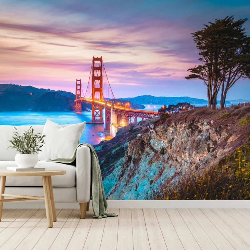 Fototapeta Golden Gate Bridge o zmierzchu