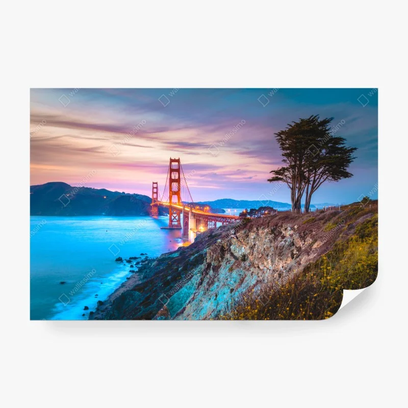 Fototapeta Golden Gate Bridge o zmierzchu