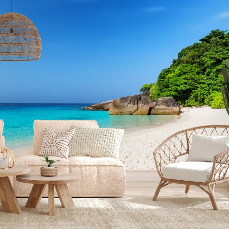 Fototapeta Wyspy Similan turkusowa plaża