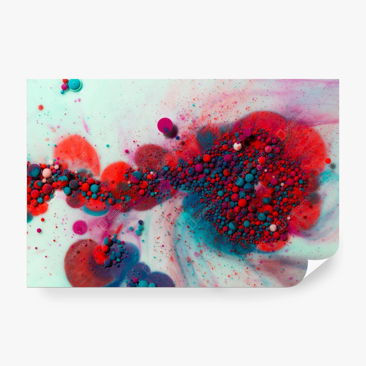 Fototapeta żywy marmurowy wybuch kolorów – Wallissimo®