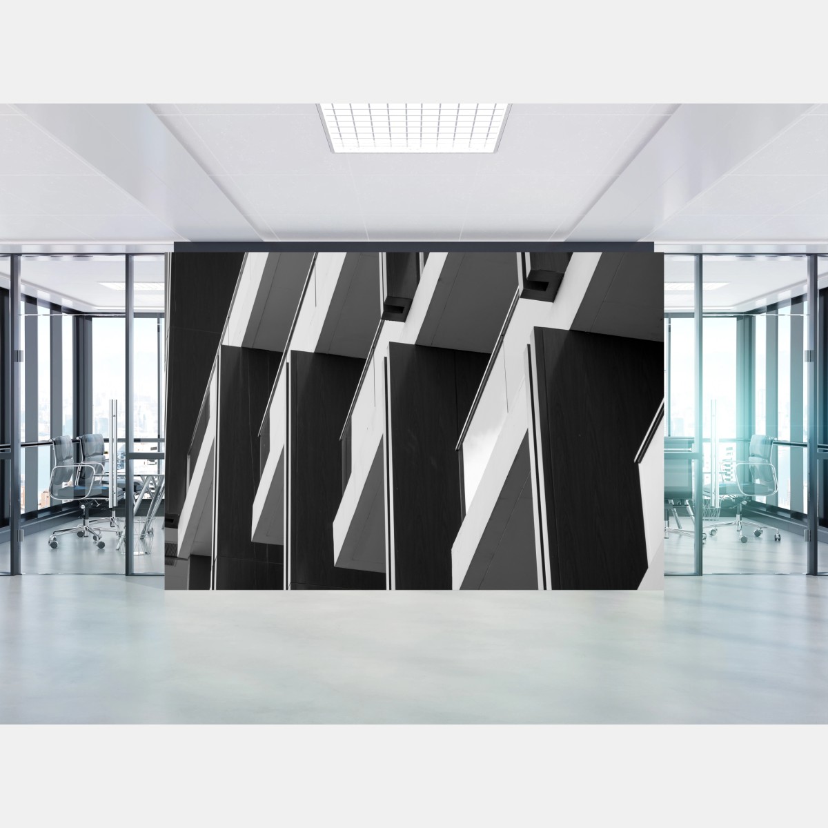 Fototapeta geometryczny wzór balkonów – Wallissimo®