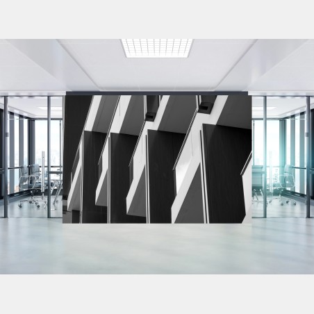 Fototapeta geometryczny wzór balkonów – Wallissimo®