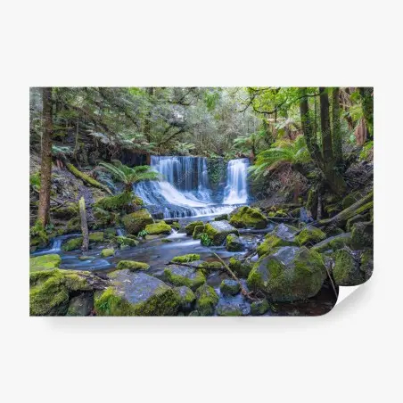 Fototapeta spokojny leśny wodospad – Wallissimo®