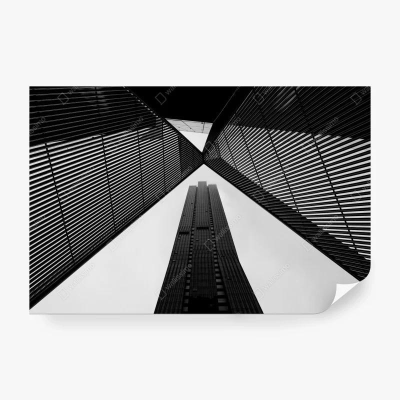 Fototapeta Melbourne architektura czarno-biała