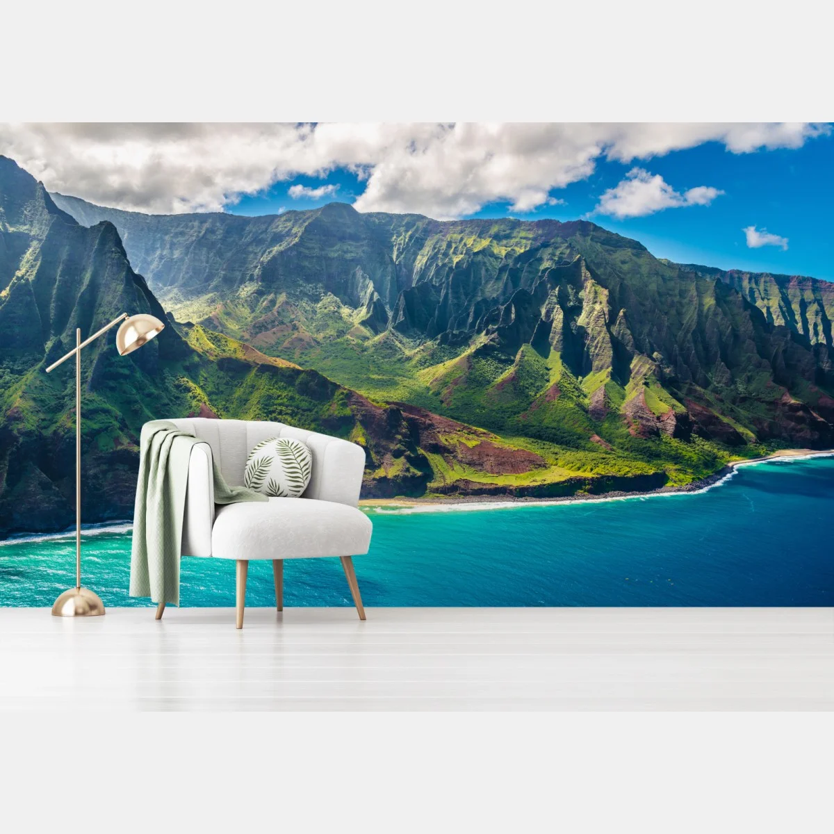 Fototapeta wspaniałe wybrzeże Hawajów – Wallissimo® Fototapeta wspaniałe wybrzeże Hawajów – Wallissimo®