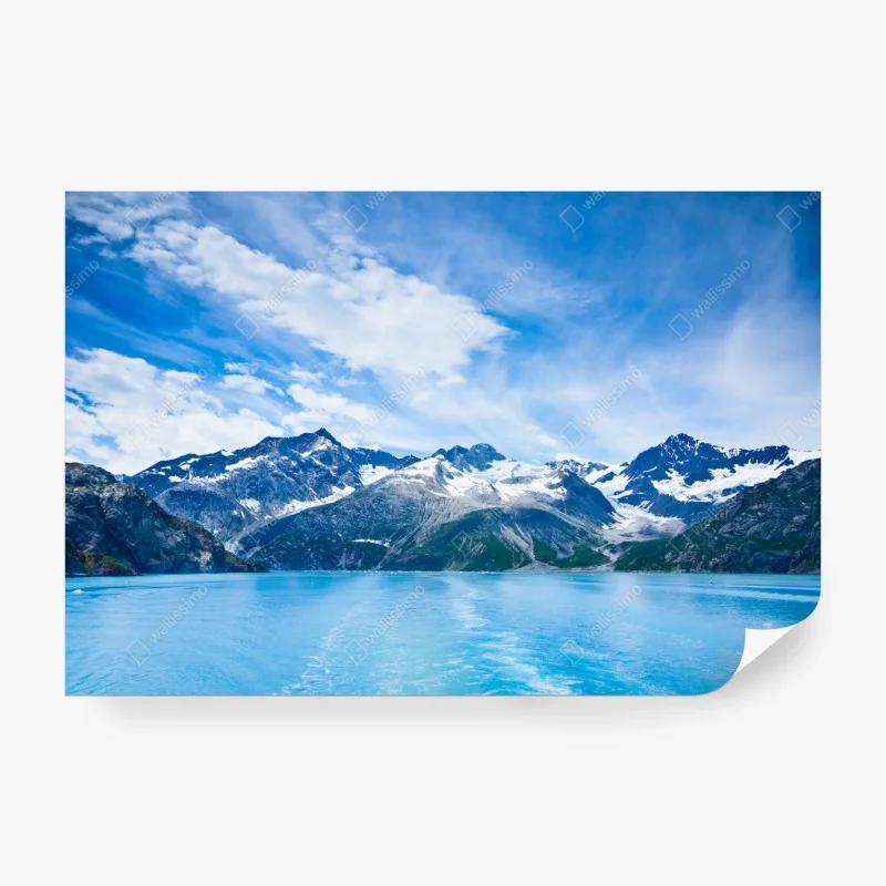 Fototapeta ośnieżone szczyty w Glacier Bay, Alaska