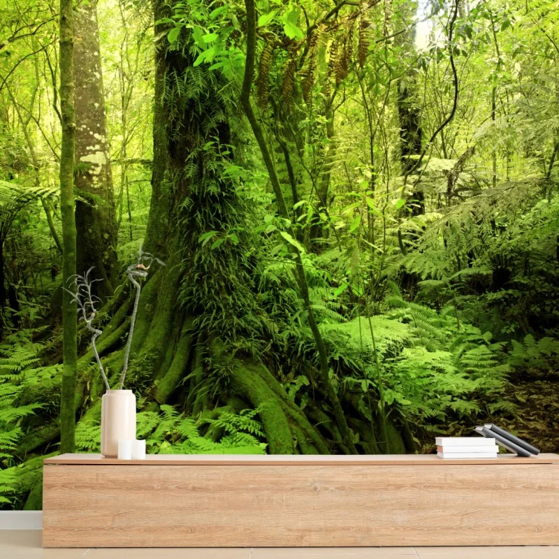Fototapeta bujna tropikalna dżungla