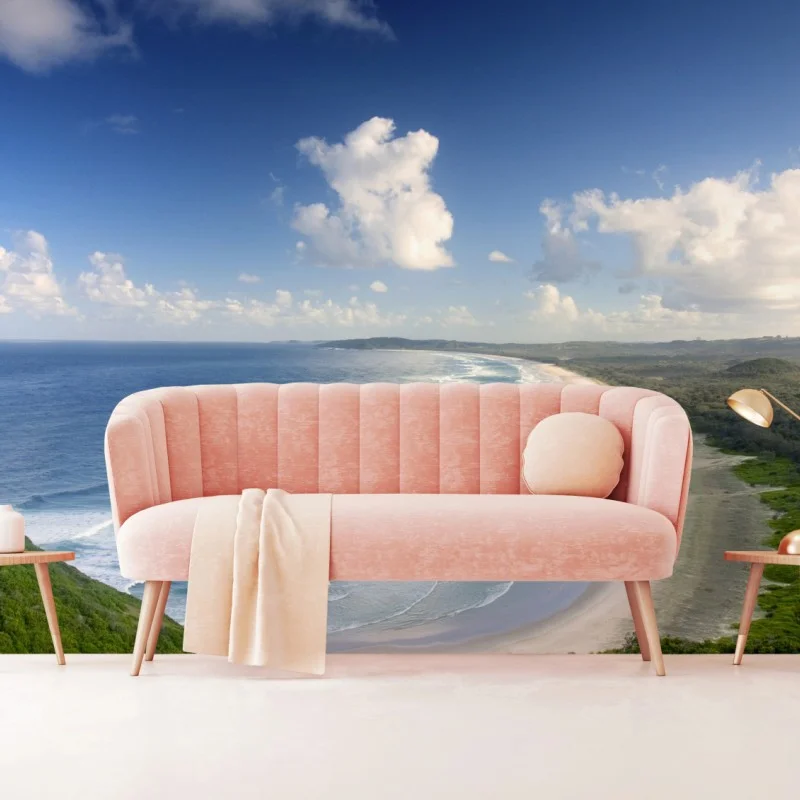Fototapeta panorama wybrzeża Byron Bay