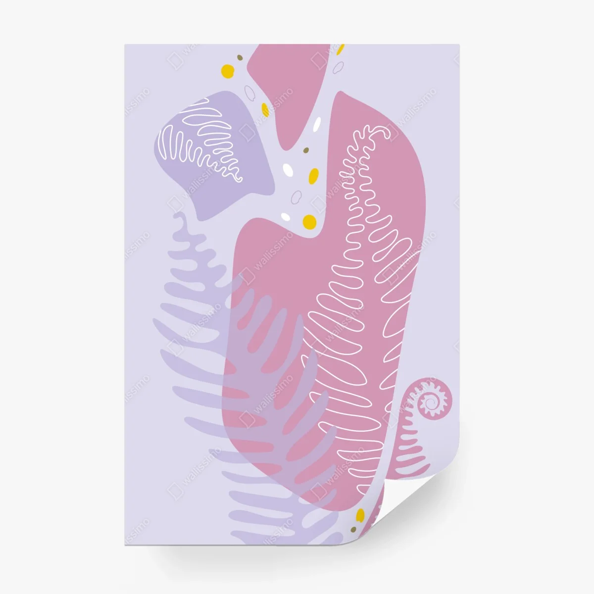 Fototapeta delikatna pastelowa kompozycja botaniczna – Wallissimo®