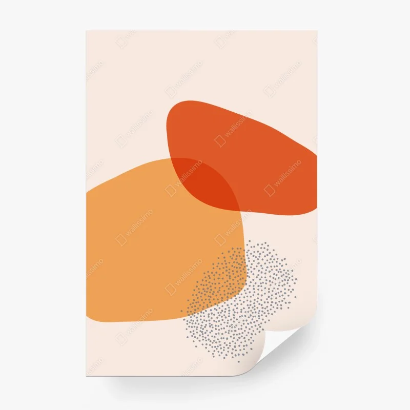 Fototapeta ciepłe abstrakcyjne formy