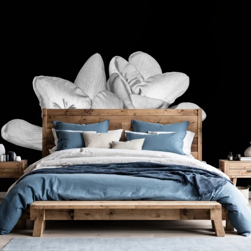 Fototapeta delikatna frezja w monochromie