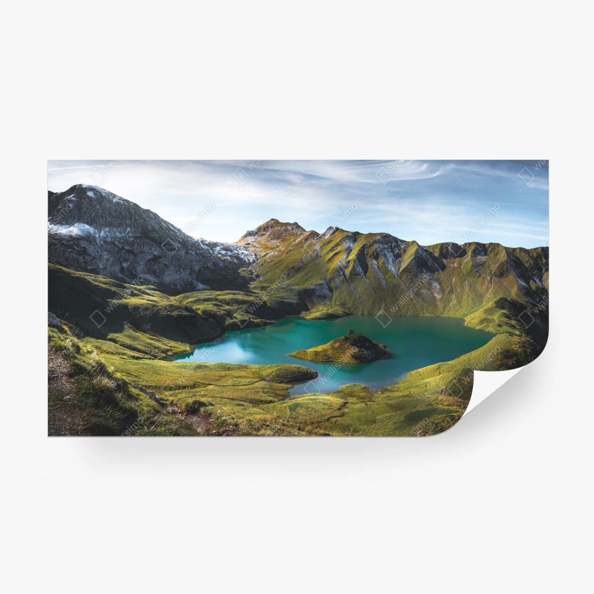Fototapeta turkusowe jezioro w Schrecksee, Bawaria – Wallissimo®
