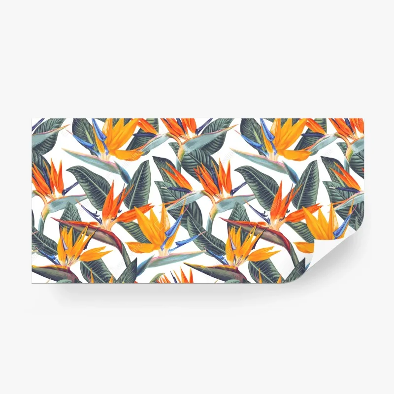 Fototapeta tropikalny wzór strelicji – Wallissimo® Fototapeta tropikalny wzór strelicji – Wallissimo®
