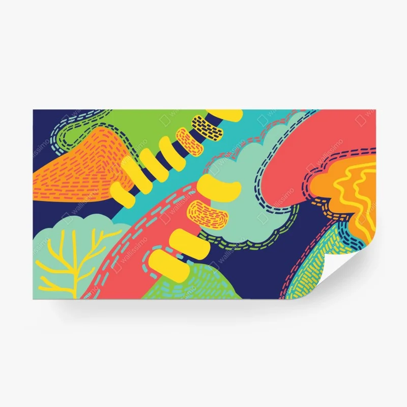 Fototapeta żywy abstrakcyjny wzór