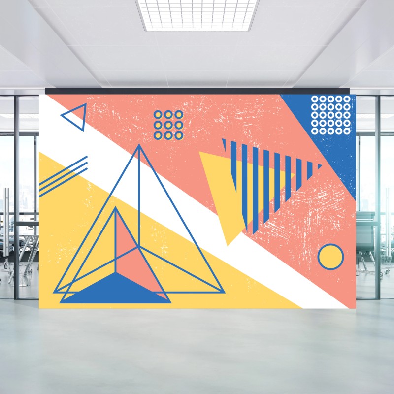 Fototapeta pastelowa kompozycja geometryczna