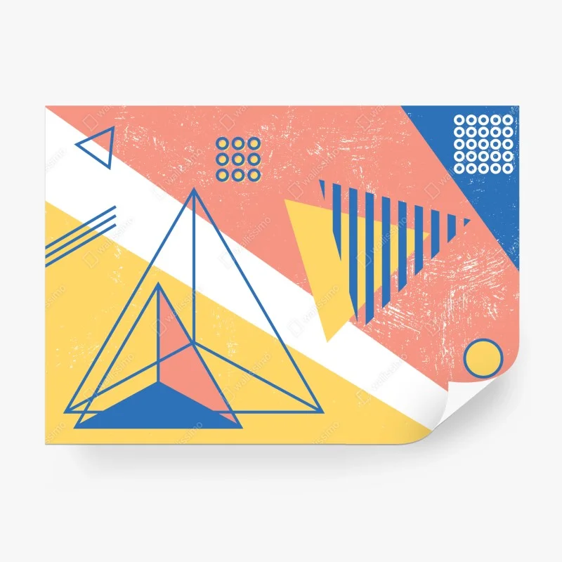 Fototapeta pastelowa kompozycja geometryczna