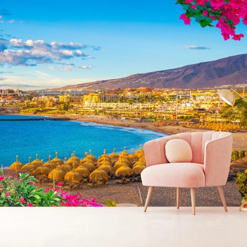 Fototapeta słoneczna plaża Torviscas, Teneryfa