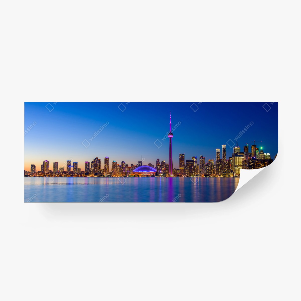 Fototapeta Toronto panorama o zmierzchu – Wallissimo® Fototapeta Toronto panorama o zmierzchu – Wallissimo®