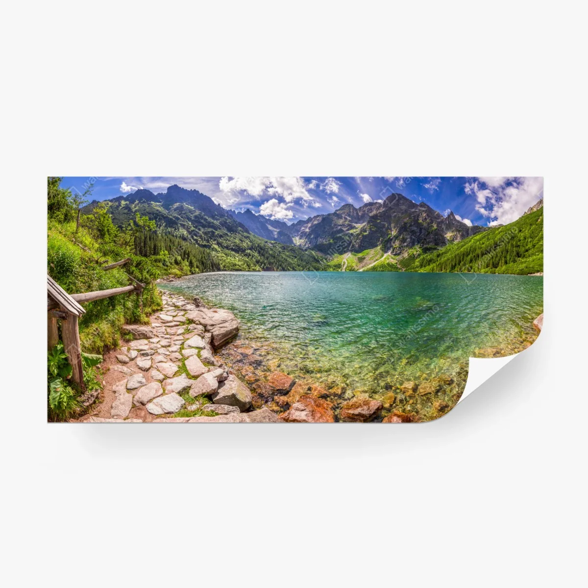 Fototapeta panorama Morskiego Oka, Tatry – Wallissimo®