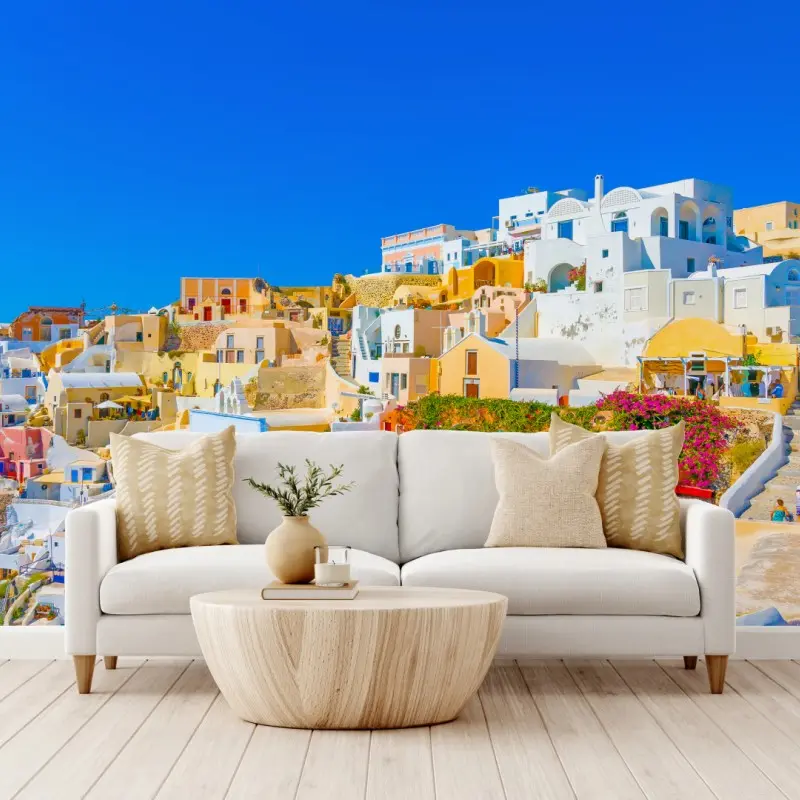 Fototapeta słoneczna wioska Oia, Santorini