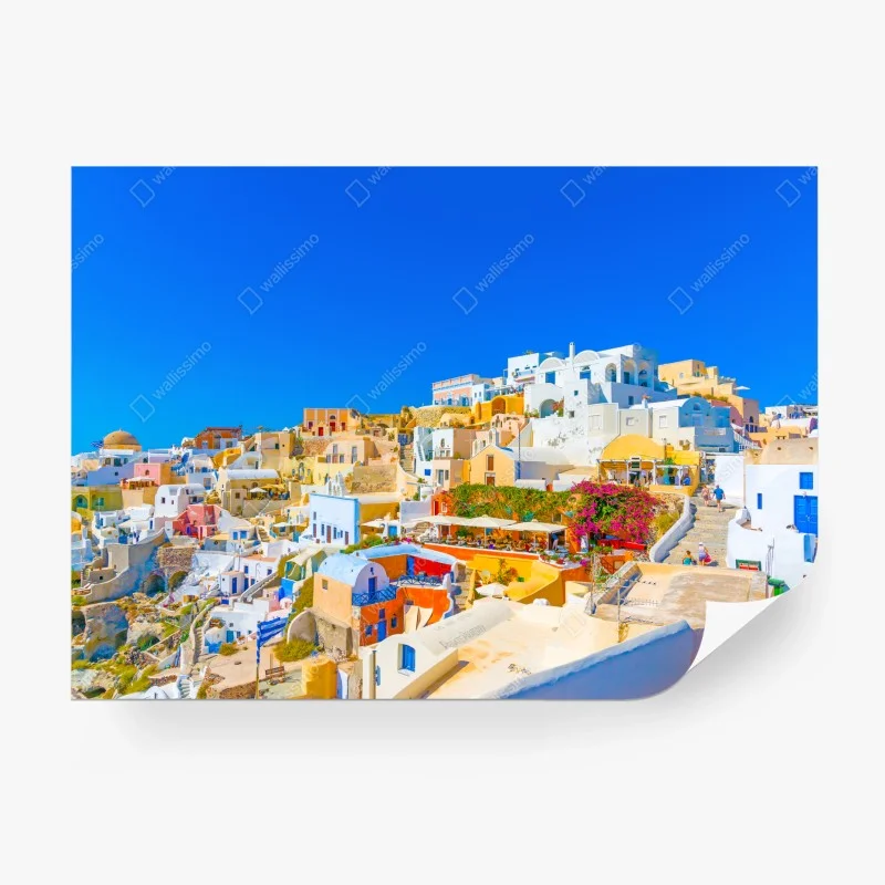 Fototapeta słoneczna wioska Oia, Santorini
