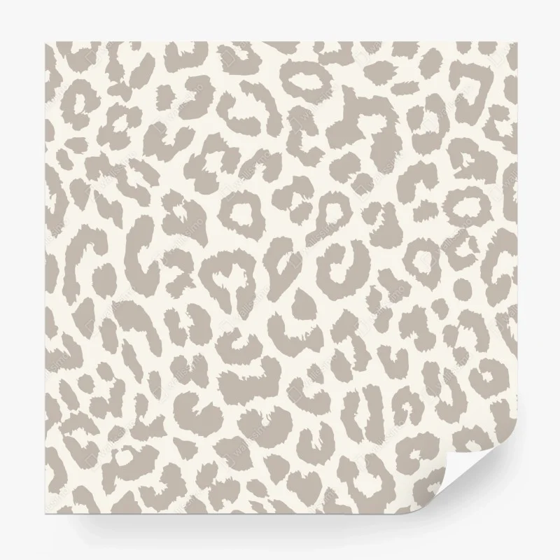 Fototapeta neutralny beżowy wzór w panterkę
