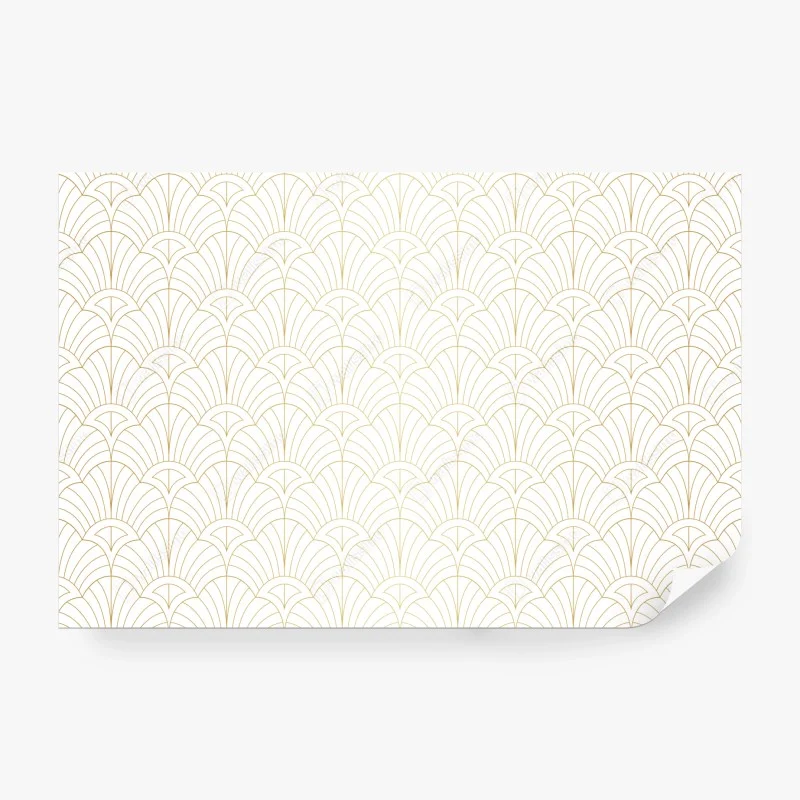 Fototapeta złoty wzór art deco