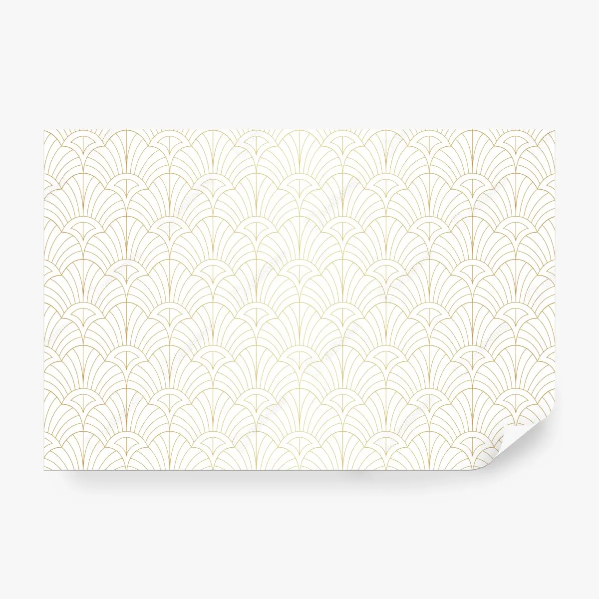 Fototapeta złoty wzór art deco – Wallissimo®