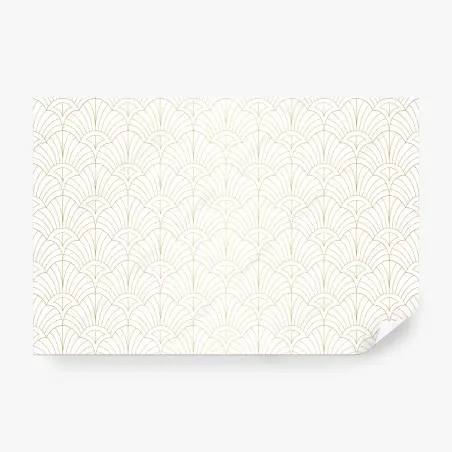 Fototapeta złoty wzór art deco – Wallissimo®