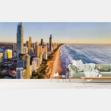 Fototapeta wschód słońca nad Surfers Paradise – Wallissimo®