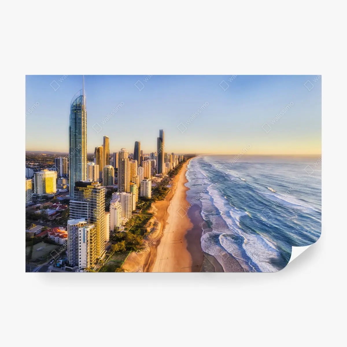Fototapeta wschód słońca nad Surfers Paradise – Wallissimo®