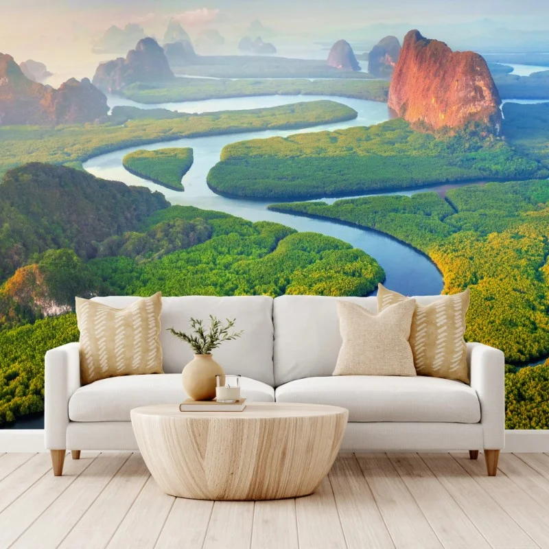 Fototapeta wschód słońca nad Zatoką Phang Nga