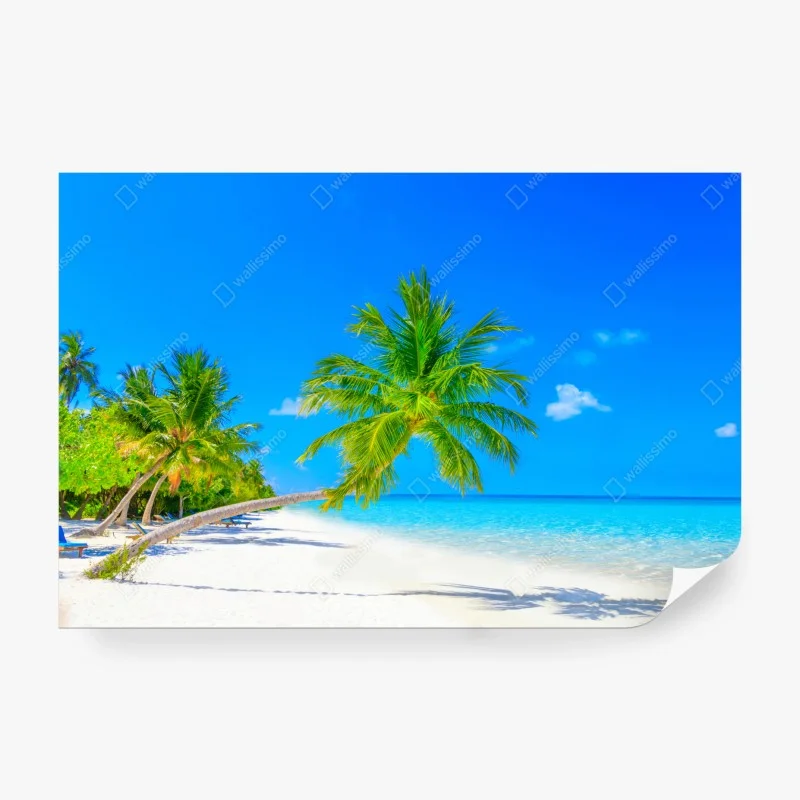 Fototapeta rajska plaża na Malediwach