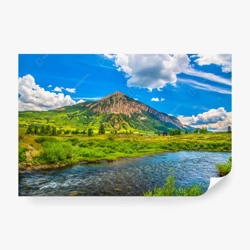 Fototapeta słoneczne góry Crested Butte, Kolorado