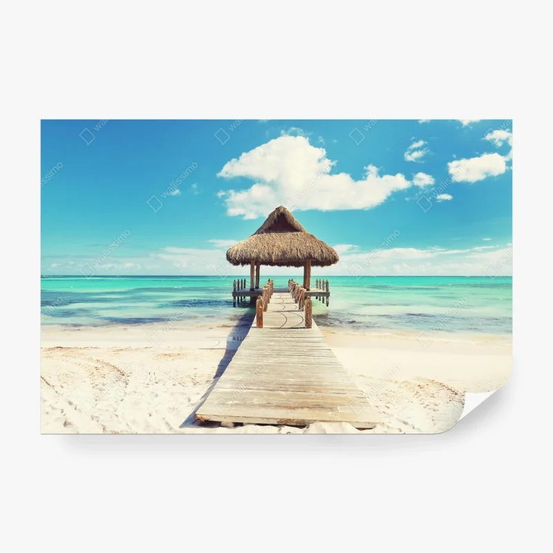 Fototapeta tropikalny pomost w Punta Cana