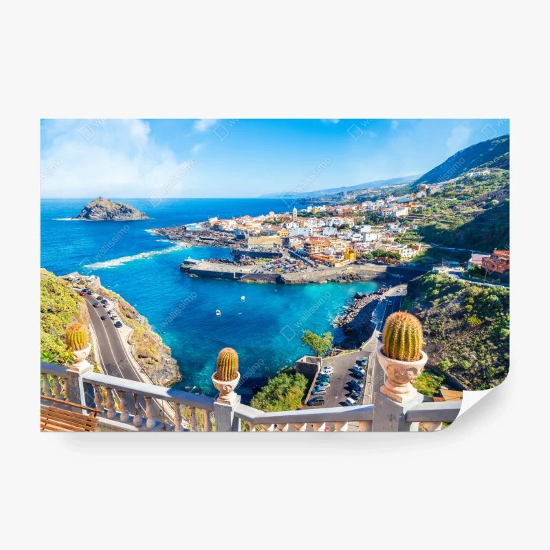 Fototapeta Garachico panorama nadmorska, Tenerife