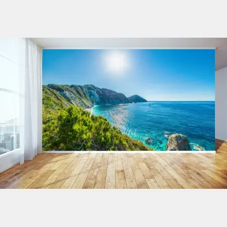 Fototapeta słoneczna panorama plaży Sansone, Elba – Wallissimo®