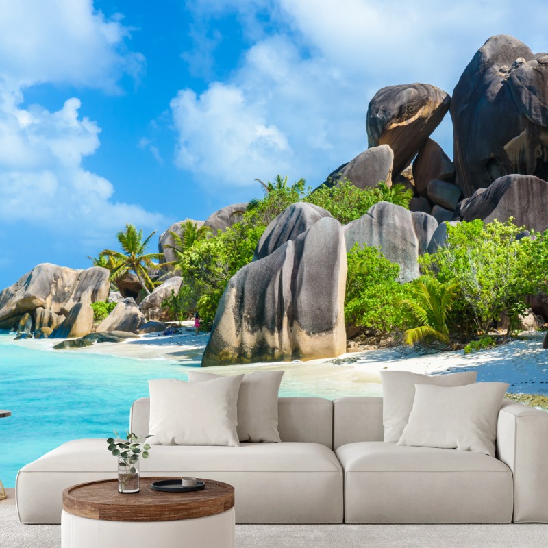 Fototapeta plaża Anse Source d'Argent, La Digue