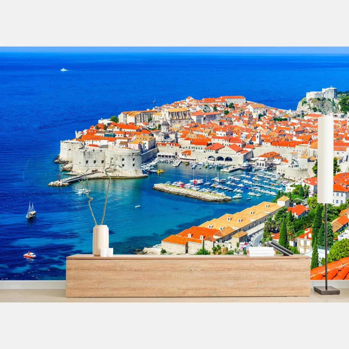 Fototapeta Dubrownik panorama starego miasta – Wallissimo® Fototapeta Dubrownik panorama starego miasta – Wallissimo®