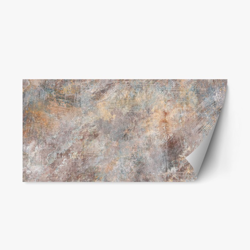 Naklejka repozycjonowalna subtelna teksturowana abstrakcja w ciepłych neutralnych tonach