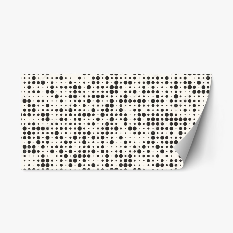 Naklejka repozycjonowalna minimalistyczny wzór kropek