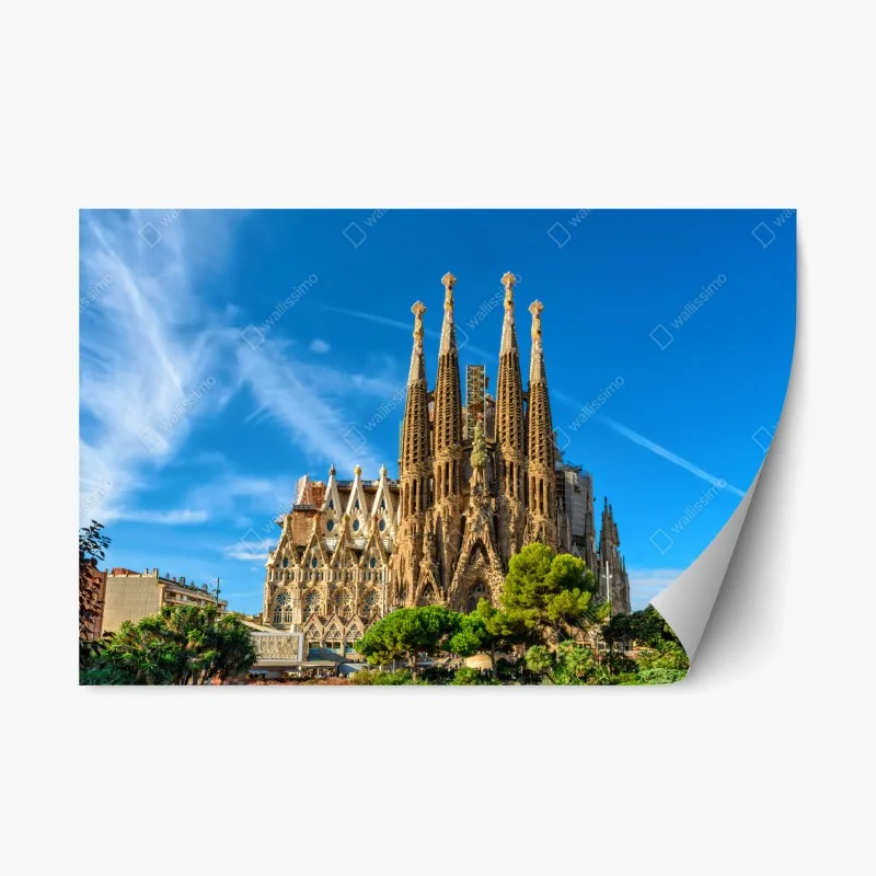 Naklejka repozycjonowalna Sagrada Familia w Barcelonie