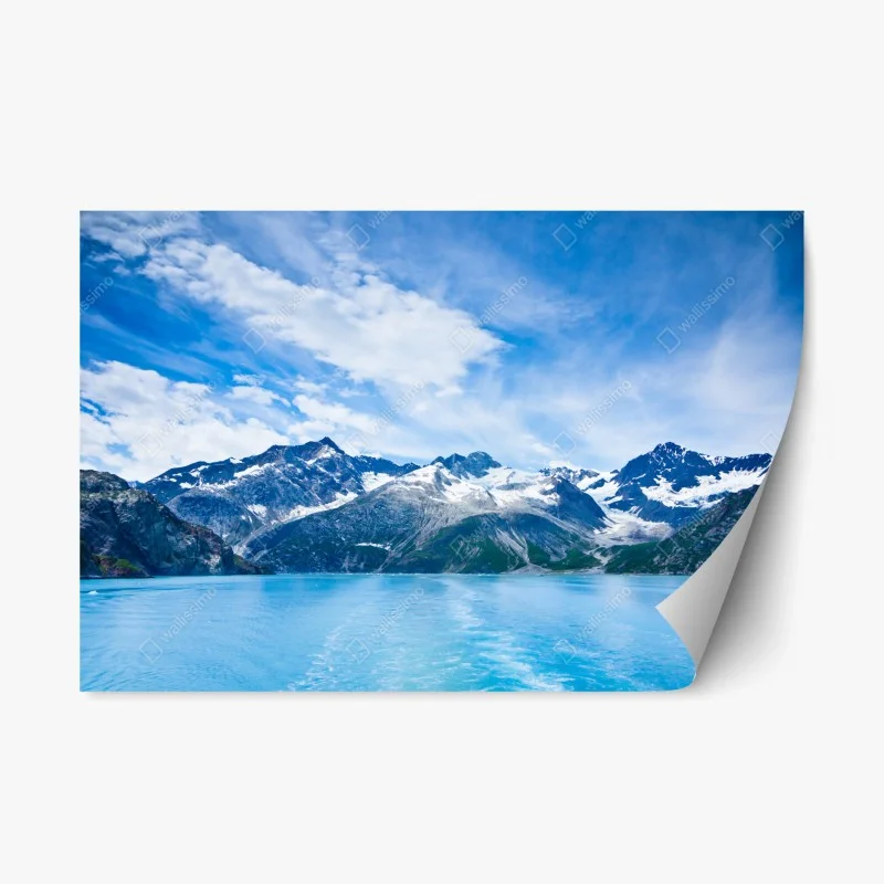 Naklejka repozycjonowalna ośnieżone szczyty w Glacier Bay, Alaska