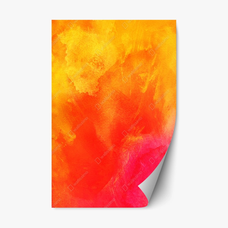 Naklejka repozycjonowalna żywy pomarańczowy gradient abstrakcyjny