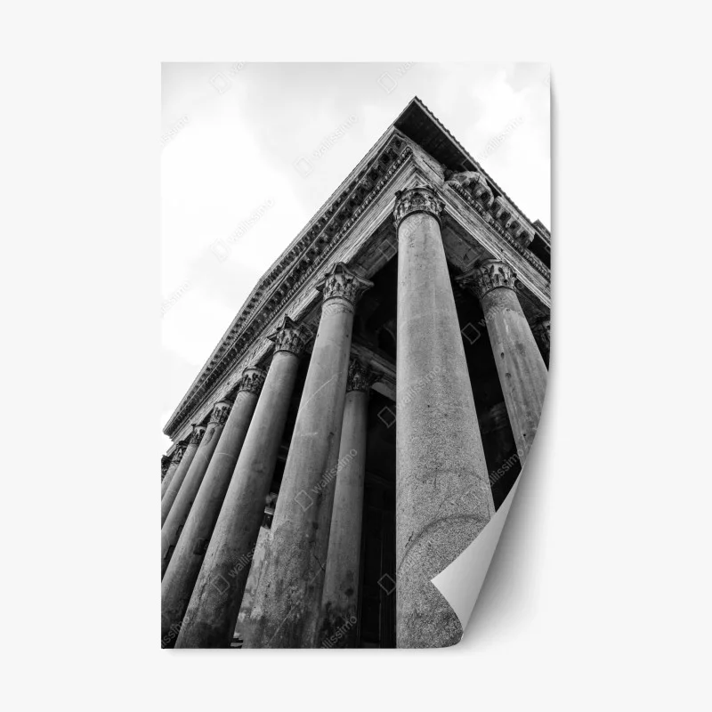 Naklejka repozycjonowalna monumentalne kolumny Panteonu w Rzymie