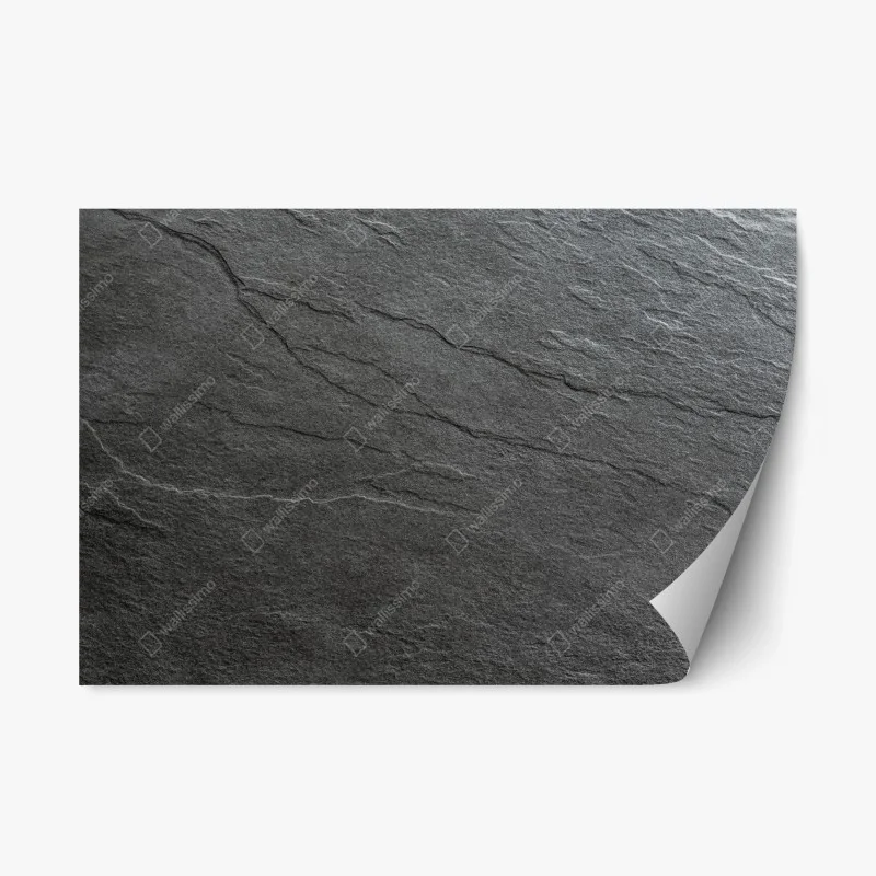 Naklejka repozycjonowalna ciemna tekstura łupka