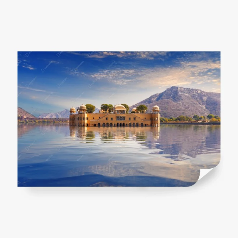 Fototapeta Jal Mahal nad spokojnym jeziorem