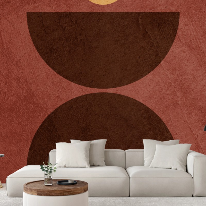 Fototapeta ziemny geometryczny balans
