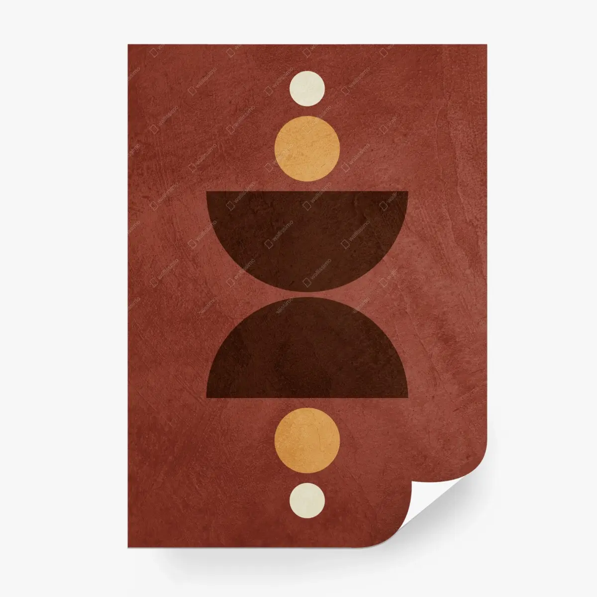 Fototapeta ziemny geometryczny balans – Wallissimo®