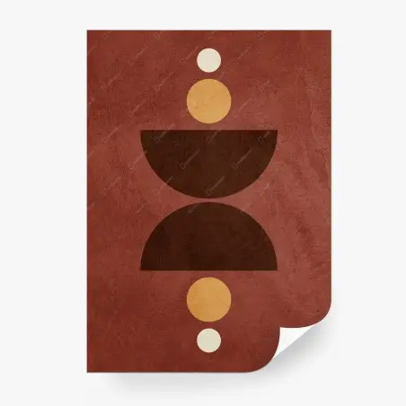 Fototapeta ziemny geometryczny balans – Wallissimo®